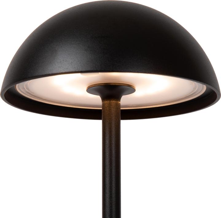 Image du produit Lucide JOY - Lampe de table extérieur - Ø 11,5 cm - LED Dim. - 1x1,5W 3000K - IP54 - noir 15500/02/30 (215 lm)