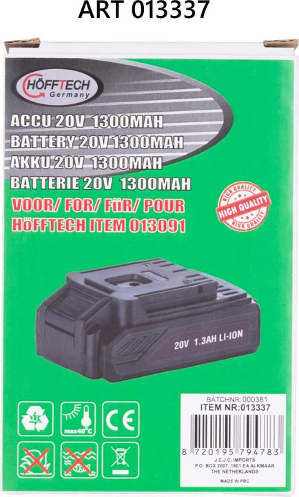 Produktbild ProPlus Akku-Luftpumpe 18V 1300 mAh