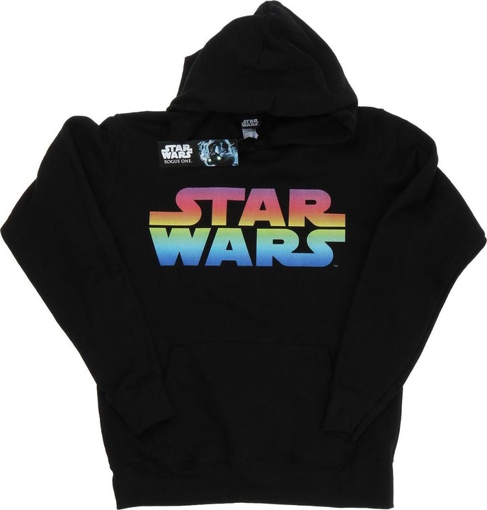 Immagine prodotto Star Wars Rainbow Logo Felpa con Cappuccio Donna (XXL)