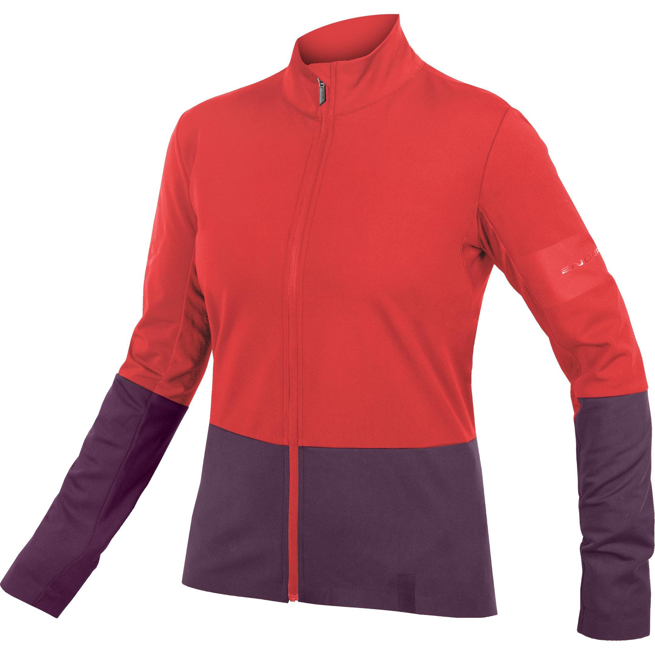 Thumbnail - Endura, Damen, Velotrikot, Damen FS260-Pro Jetstream Trikot (langarm) (XL), Violett, XL
