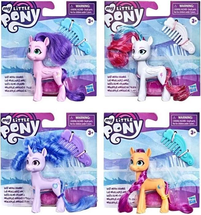 Actual product image Hasbro My Little Pony Basic Pony Friends Mit Bürste Asst
