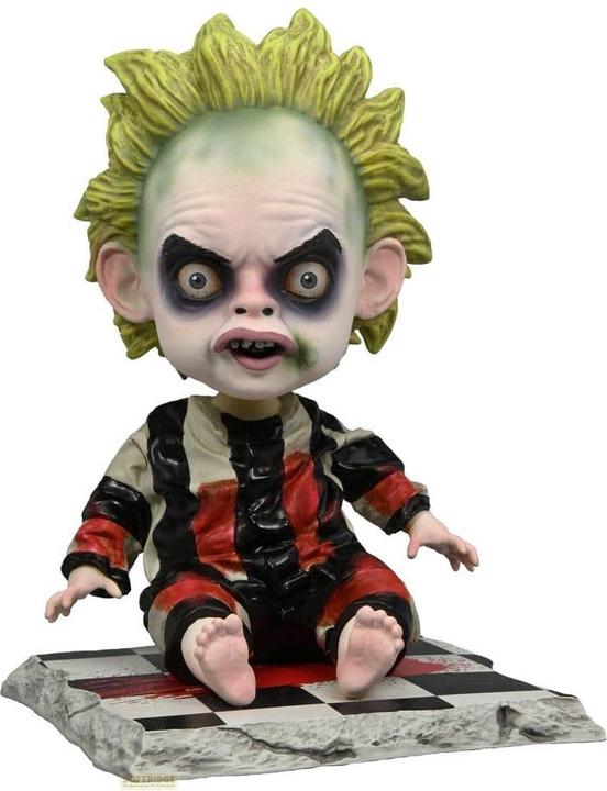 Image du produit Neca Beetlejuice Beetlejuice Head Knocker Figurine à tête branlante Bébé Beetlejuice 16 cm