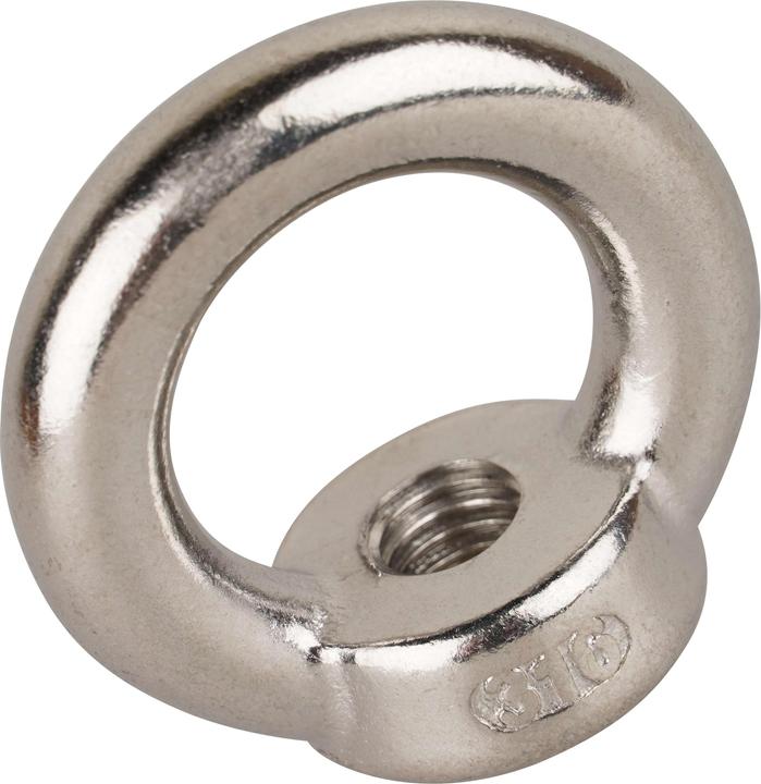Actual product image Mamutec Stainless steel ring nut M8