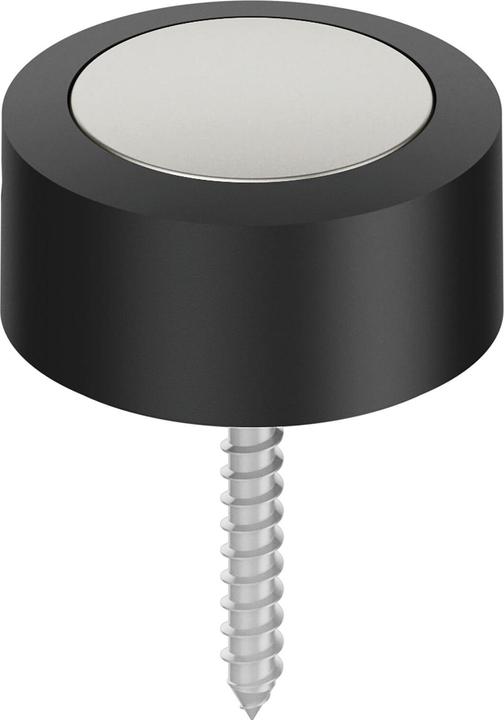 Actual product image FSB Floor spring 38 3878 Ø 48 mm Height 24 mm Aluminium natural colour / F1 Dowel mounting (1 Piece)