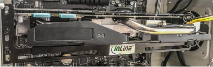 Produktbild InLine PCIe-Kartenhalter