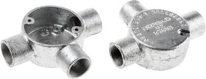 Produktbild RS PRO Abzweigdose T UP Stahl 25mm (Kabelschlauch)