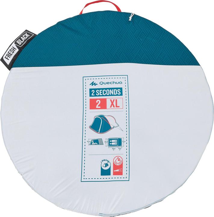 Produktbild Quechua 2 Seconds 2 XL Fresh&Black (Kuppelzelt, 4.24 kg, 2 Personen)