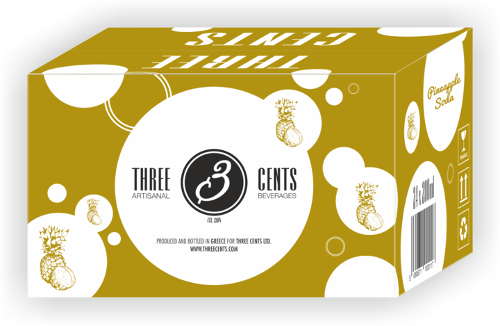 Produktbild Three Cents Pineapple Soda (24 x 20 cl)
