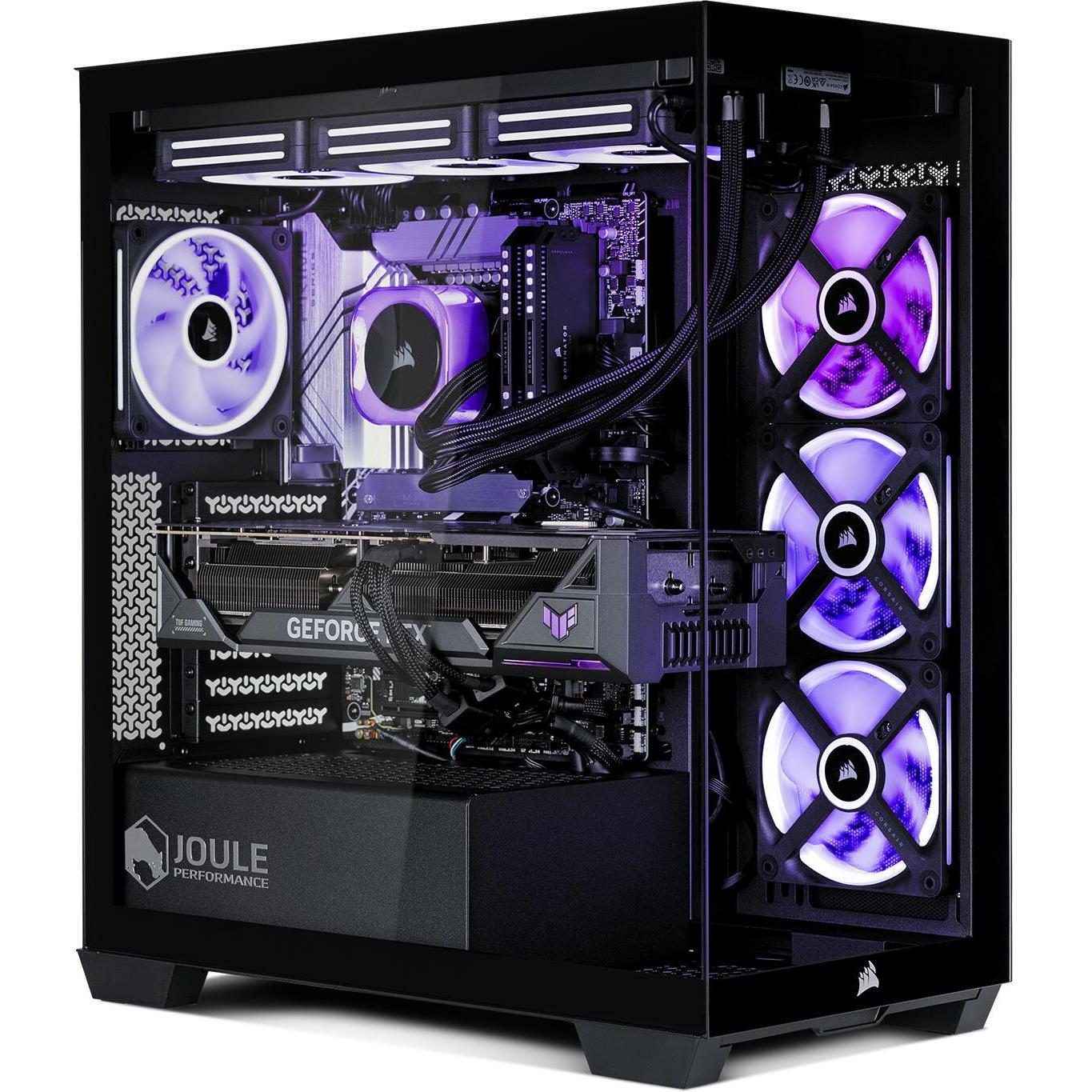 Joule Performance High End Gaming PC ICUE LINK RTX5080 R7X3D 64GB 4TB L1134542 (AMD Ryzen 7 9800X3D, 64 GB, 4000 GB, GeF...