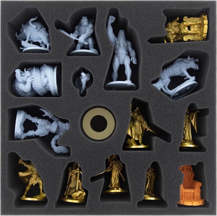 Actual product image Feldherr AG41SET - Foam Tray Set for Blood Rage Digital - Physical Viking Pledge, Promo Game Box (Plastic)