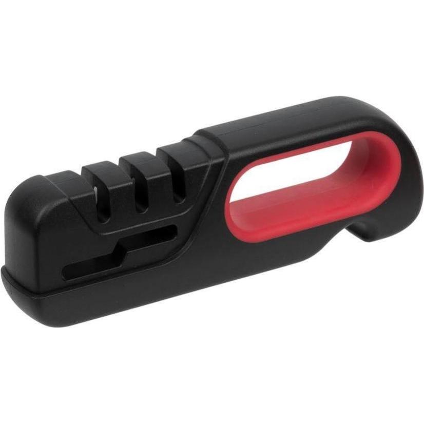 Resto KNIFE SHARPENER/95124, Messerschärfer, Schwarz, Rot