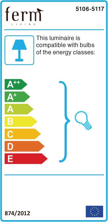 Energie-Label Ferm Living Collect (E27)