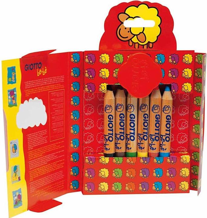 Productafbeelding Giotto Kleurpotloden be-bé Jumbo Veelkleurig (6x)