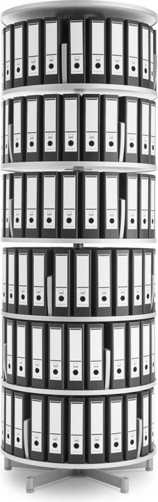 Produktbild Moll Ordnerdrehsäule Multifile 6 Etagen 144 Ordner weiss