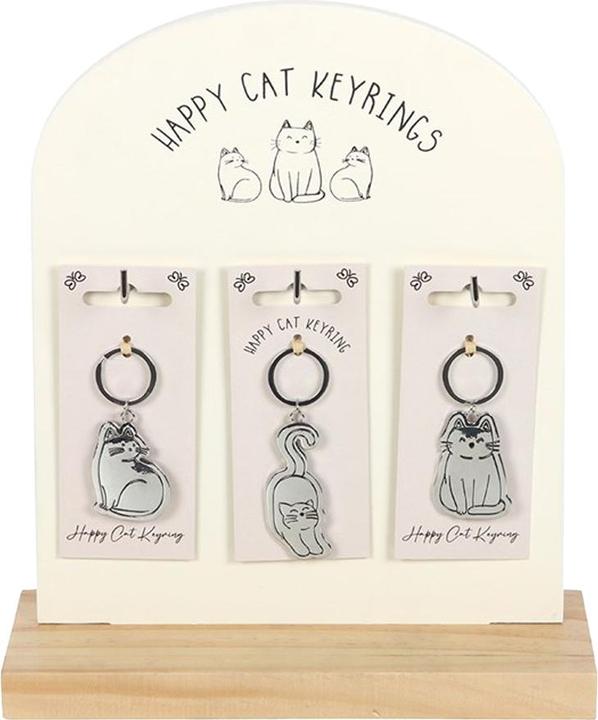 Image du produit Something Different - Porte-clés motif/style Chat HAPPY
