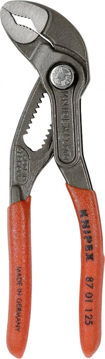 Immagine prodotto Knipex Cobra Pinza regolabile di nuova generazione per tubi e dadi 87 01 125 (125 mm)