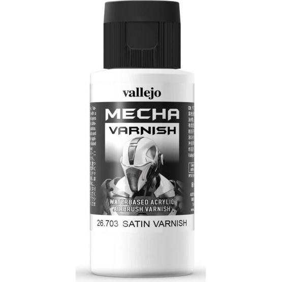 Vallejo, Colore + Vernice per fai da te, Mecha Varnish Satin 60 ml. (60 ml)