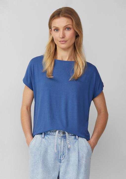 Produktbild S.Oliver T-Shirt Fliessendes Jersey-Shirt mit überschnittenen Schultern (42)