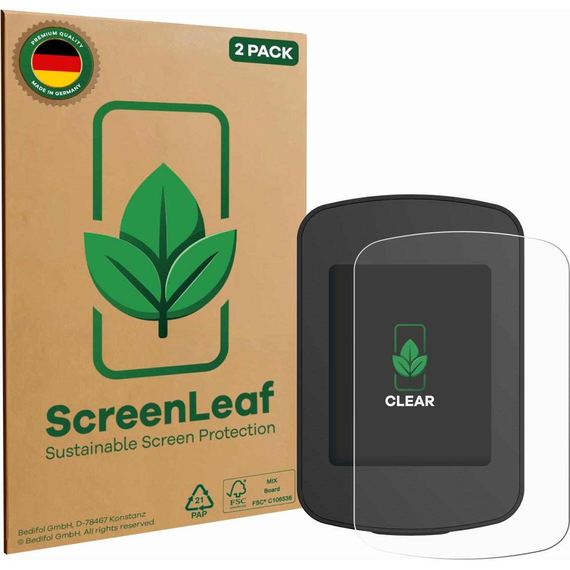 ScreenLeaf, Accessori per navigatori GPS, Pellicola protettiva, Proteggi Schermo Sostenibili, Clear, Antigraffio