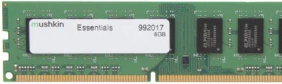 Actual product image Mushkin Value, DDR3, 8GB, 1300MHz (1 x 8GB, 1333 MHz, DDR3-RAM, DIMM)