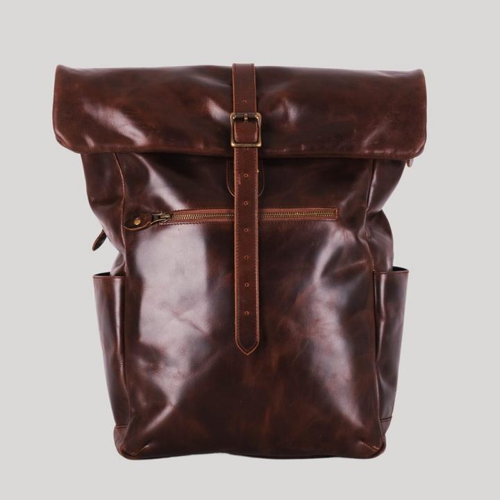 Image du produit Buckle & Seam Sac à dos Rolltop Nomad Marron/Bleu (30 l)