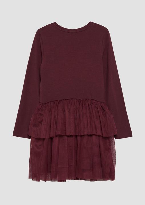 Produktbild S.Oliver Kleid Volantkleid mit Glitzerprint (128)