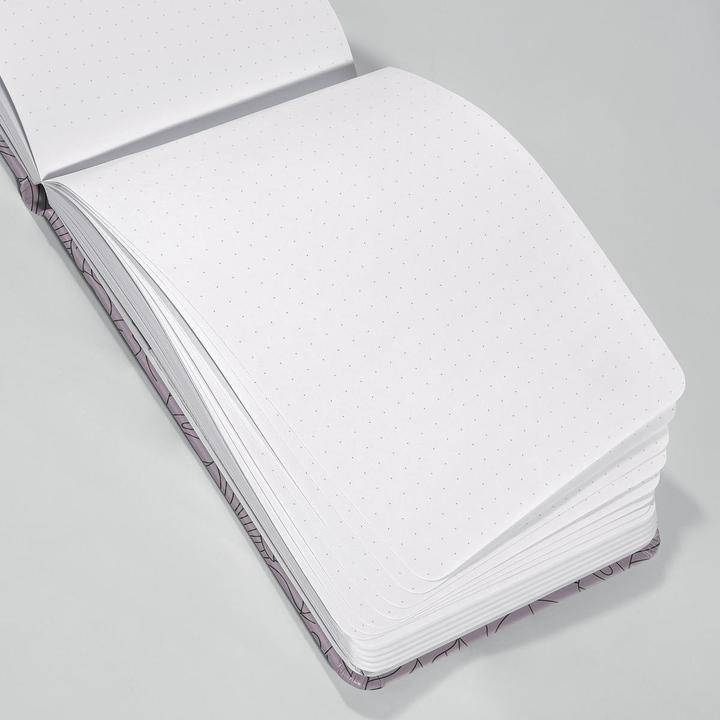 Image du produit Jolie Bloc-notes A6+ dotted, lilas (A6+, Quadrillé, Couverture rigide)