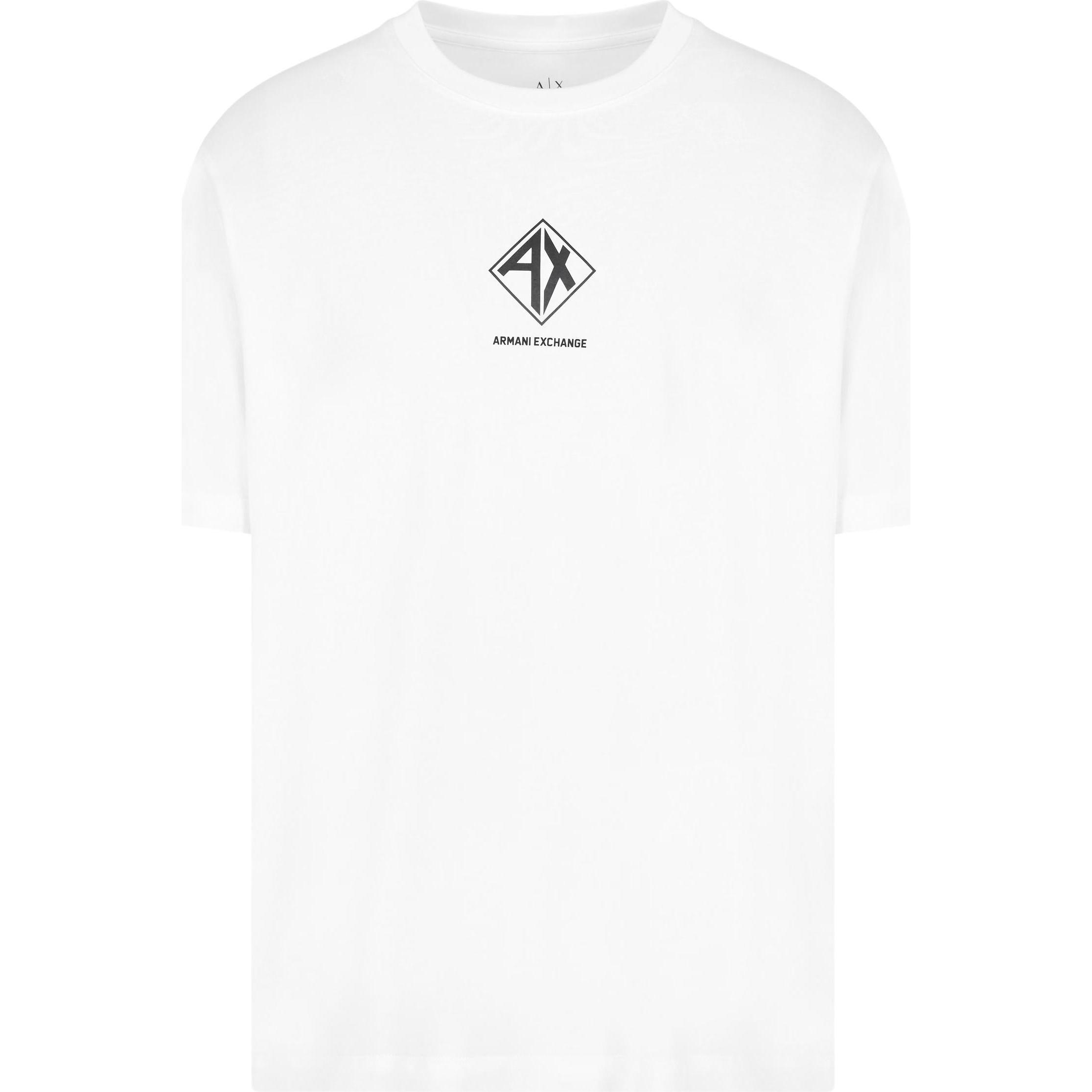 Armani Exchange, Herren, Shirt, T-Shirt, Weiss, (S)
