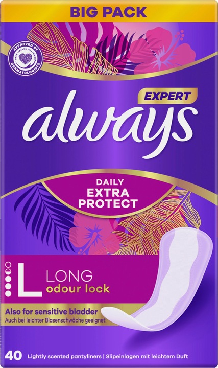 Immagine prodotto Always Expert Daily Extra Protect (40 x, Fodere per mutande)