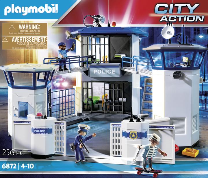 Productafbeelding Playmobil Intl. politiecommandocentrum met gevangenis (6872, Playmobil Stad Actie)