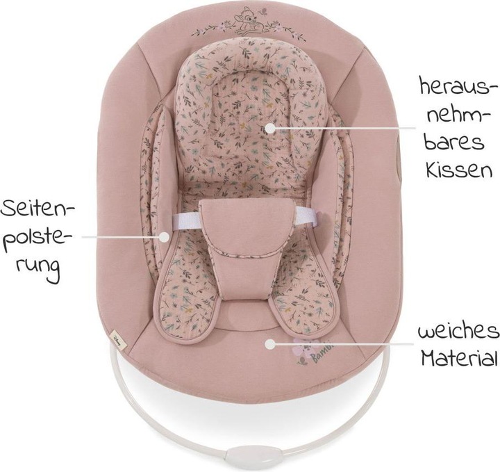 Actual product image Hauck Alpha Bouncer 2in1 Bambi Rose