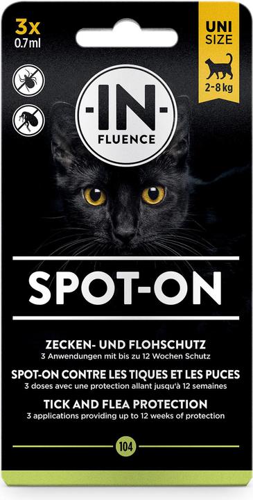 Actual product image In-Fluence Spot-on cat 3x0.7ml (Cat, 2.10 ml)