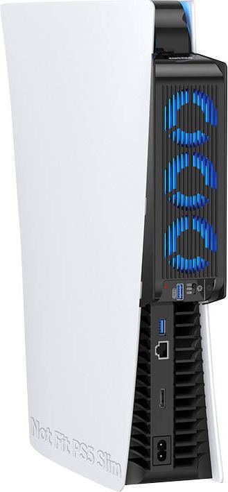 Image du produit Kiwihome Mise à niveau du ventilateur de refroidissement PS5 Kiwi Home PX07-2 Black (PS5)