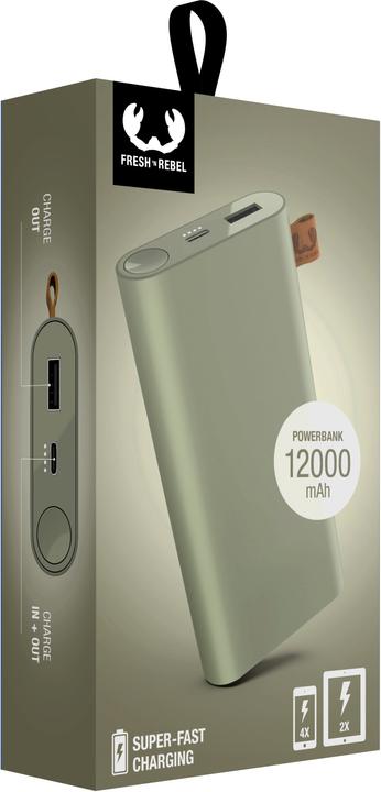 Actual product image Fresh'N Rebel Powerbank (12000 mAh, 10 W, 44.40 Wh)