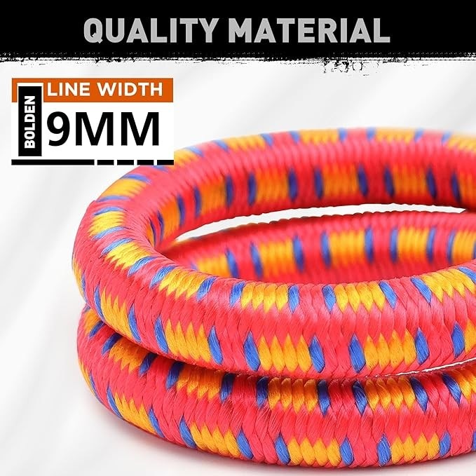 Actual product image Swissdetector Elastic cords - Sturdy - 18 inches - secure hooks (X5)