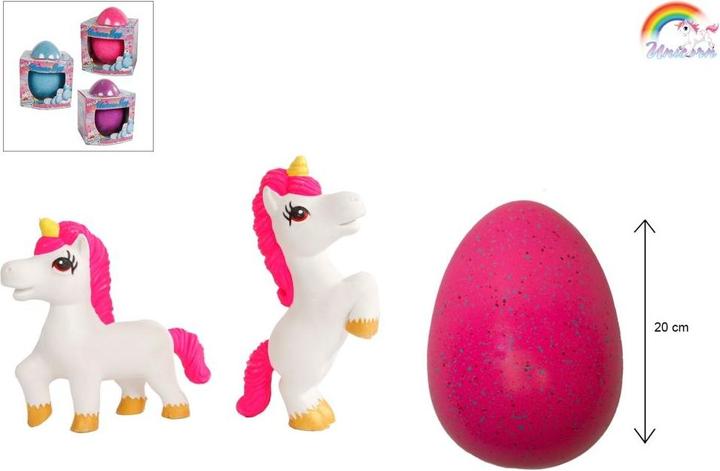 Image du produit Roost Oeuf Mega Licorne, 20 cm, assorti