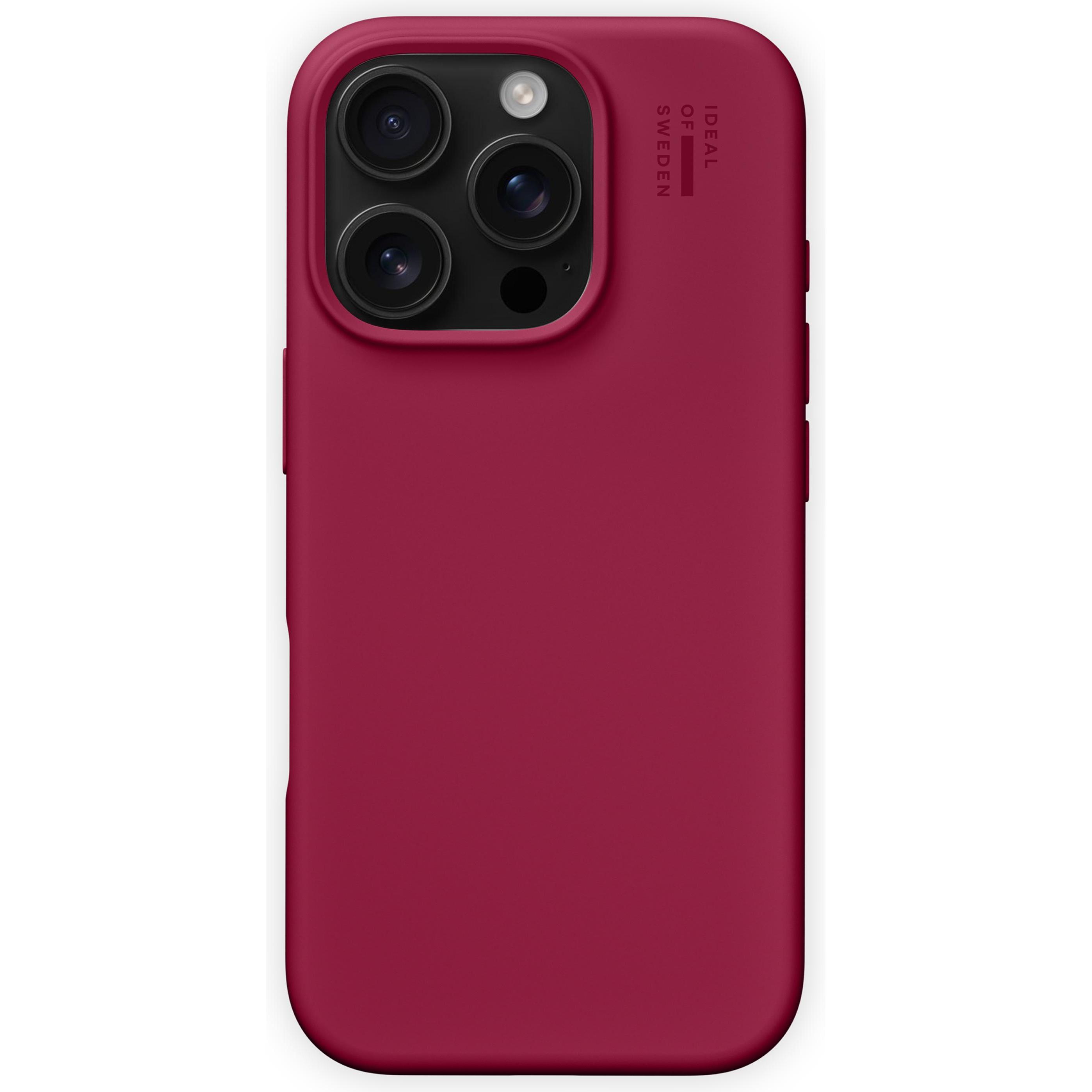 iDeal Of Sweden iPhone 16 Pro Max Silicone Case - Cranberry (Apple iPhone 16 Pro Max), Smartphone Hülle, Rot
