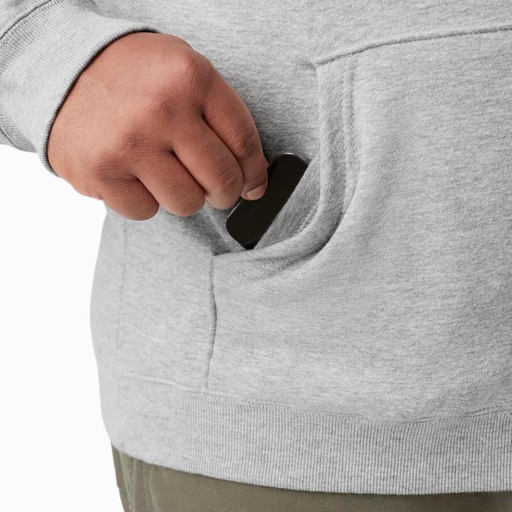 Produktbild Dickies Midweight Full Zip Fleece Hoodie Regular Heather Grey (M)