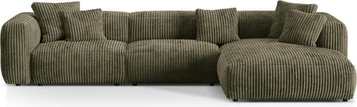 Actual product image Micadoni Modular Right Corner Sofa, "Martina", 3 Seats, 332x176x75 Made in Europe (Corner sofa)