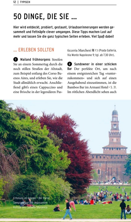 Immagine prodotto on tour Reiseführer Mailand (Tedesco, Susanne Kilimann, 2019)