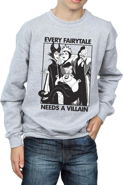 Produktbild Disney Every Fairy Tale Needs A Villain Sweatshirt Jungen (128)