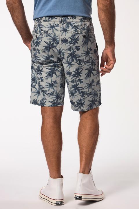 Actual product image JP1880 Bermuda shorts, all-over print, elastic waistband, up to 8 XL (6XL)