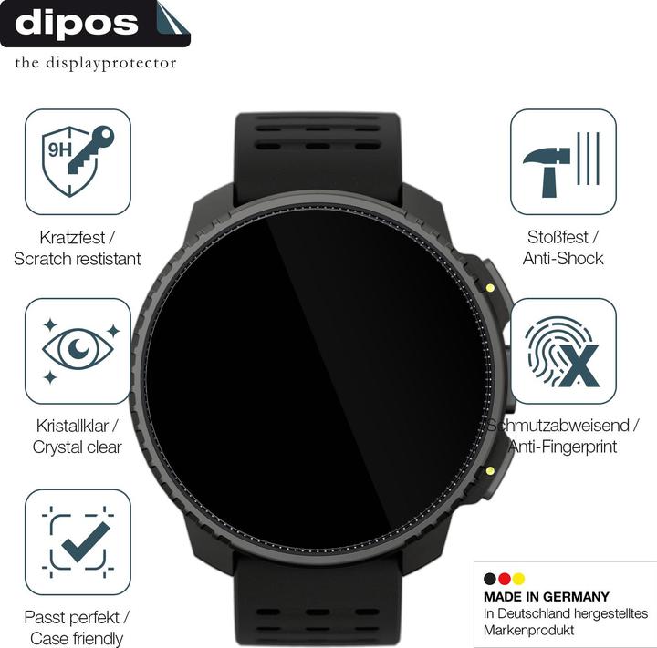 Actual product image Dipos Anti-Shock Screen Protector Clear (Suunto Vertical)