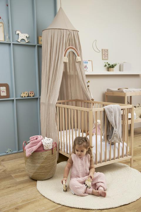 Produktbild Meyco Baby Uni baby sommer schlafoverall jumper - pre-washed musselin - soft pink - 80cm (80 cm, 0.5 TOG, Sommer)