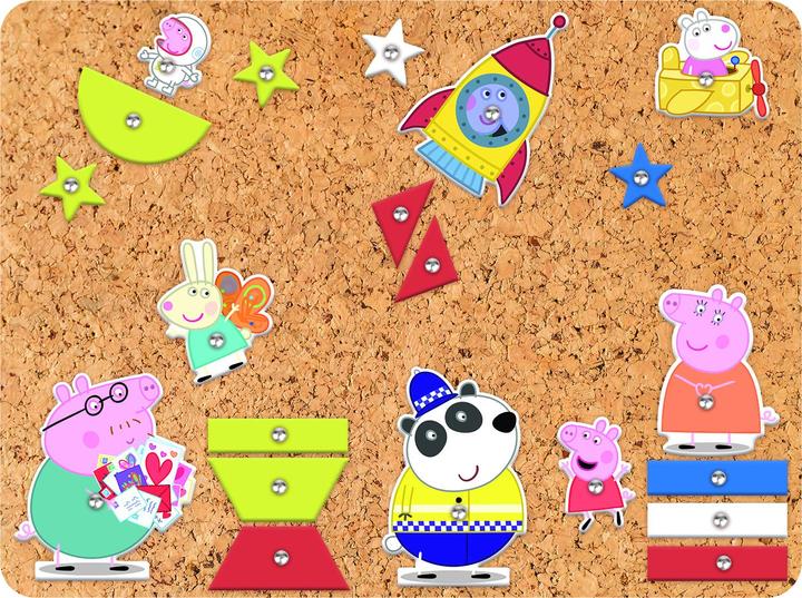 Actual product image Lena Peppa Pig hammer game, folding box