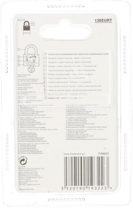 Produktbild Master Lock 130eurt