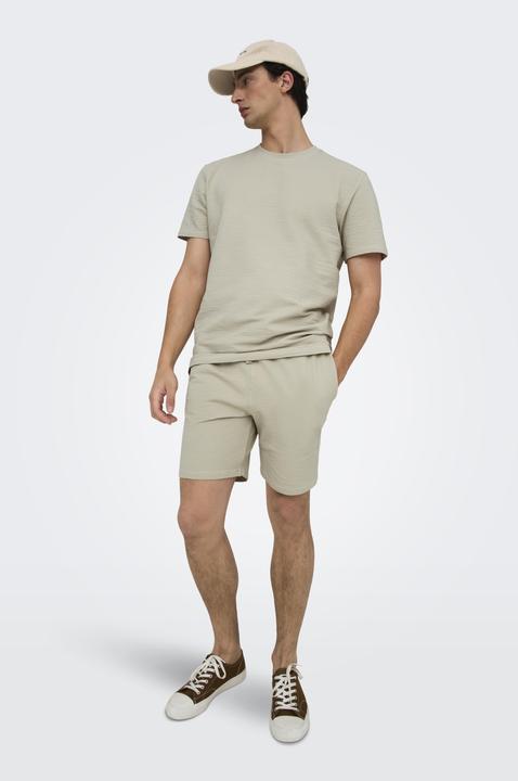 Actual product image Only & Sons Onskian Reg Seersucker Shorts (XS)