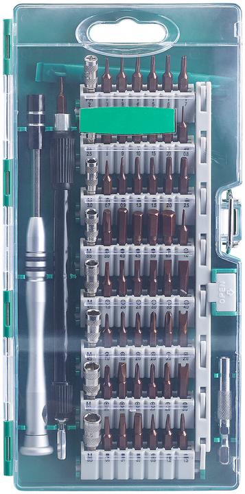 Actual product image AGT 62 pcs professional screwdriver bit set