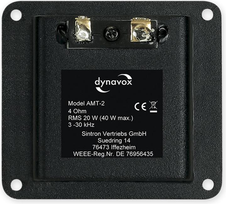 Actual product image Dynavox AMT2 Air Motion Transformer