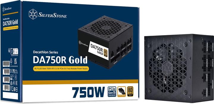 Image du produit Silverstone SST-DA750R-GMA - 80 PLUS Gold 750W ATX 3.0 & PCIe 5.0 Alimentation électrique entièrement modulaire (750 W)